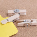 20Pcs/Box Push Pin Clips Wooden Thumb Tack Push Pins Decorative For Cork Board Podazz. 
