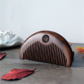 NAMUNY 2X Hair Care Comb Anti-Static Handmade Natural Wood Wooden Carved Sandalwood Combs Pocket Comb Massage Comb Hair Comb. 