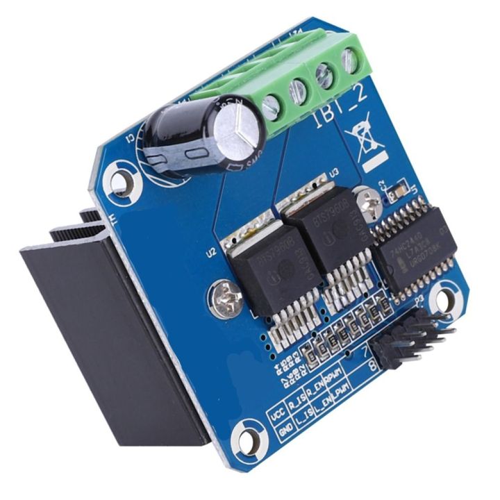 Driver Module BTS7960 Motor Drive Module 43 A 5.5V to 27V High Power Motor Drive Module Dual H-bridge High Power Motor Driver Motor Control