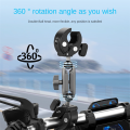 12 for monoped bikes, panoramic bicycle parts TELESIN1 handlebar brackets, invisible selfie stick brackets, motorcycle frames, aluminum alloy black, suitable for GoProHero11/10. 