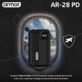 Armor AR-28PD 20000mAh Power Bank | 22.5W Fast Charging | Turbo/VOOC/Warp Support | Dual Built-in Cables (Type-C & Lightning) | Mini Size | Flight Friendly | 400 Days Warranty. 