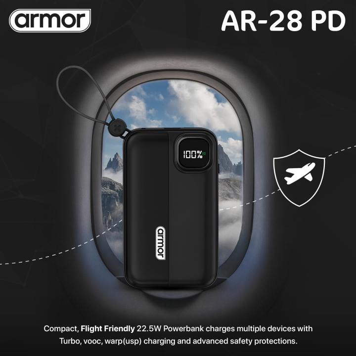 Armor%20AR-28PD%2020000mAh%20Power%20Bank%20%7C%2022.5W%20Fast%20Charging%20%7C%20Turbo/VOOC/Warp%20Support%20%7C%20Dual%20Built-in%20Cables%20(Type-C%20&%20Lightning)%20%7C%20Mini%20Size%20%7C%20Flight%20Friendly%20%7C%20400%20Days%20Warranty%20-%20Image%204