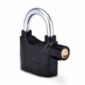 Heavy Duty Motorcycle Alarm System Rotor Disc Lock (Black) - Anti-Theft Security with 110dB Alarm | Padlock for Door/Motor/Bike/Car. 
