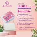 Extra Pure Gluta White Soap by Zuwa Cosmetics Lightening , Whitens , Anti - Ageing , Anti Inflammatory , Pak of 2 ,135 GM. 