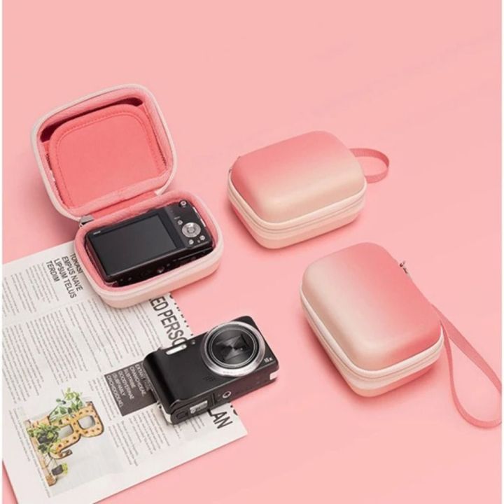 Portable PU Digital Camera Bag Lightweight Anti-shock Hard Case Cover Mini Water-Resistant Camera Accessories for Sony ZV-1 ZV-1II ZV1 ZV-1M2 ZV-1F RX100 M7 M6 Canon G7 X Mark III G9X G7X II