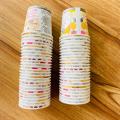 Disposable Paper cup 100 ml (Pack of 50 pcs). 