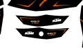 KTM Duke Sticker Graphic. 