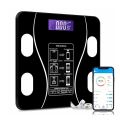 Bluetooth Weighing Scale Human Body Weight Machine Digital (Tempered) with Battery & Temperature Indicator. 