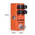 B-Box Electric Guitar Preamp Overdrive Effect Pedal Full Metal Shell True Bypass. 