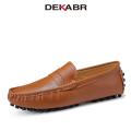 DEKABR 2026 New Arrival Fashion Men Driving Moccasins Genuine Hide Loafers Casual Wedding Men Footwear Large Size 38~48. 