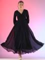 Women Fit and Flare Black Dress one piece Traditional Ethnic wear for Occasion Casual Festive Party  comfy wear. 