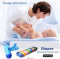 Bizzy Portable Diaper Disposal Shopper Dispenser with 2 refill. 