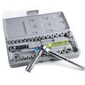 Stainless Steel 40 Pieces Multi-Purpose Combination Socket Wrench Set. 