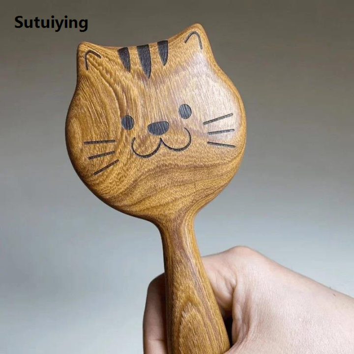 Sutuiying%20Cute%20cat%20shape%20Wood%20hair%20Comb%20for%20small%20children%20kids%20air%20cushion%20New%20wood%20Circular%20Scalp%20massage%20Combs%20Household%20Use%20Makeup%20Tools%20-%20Image%202