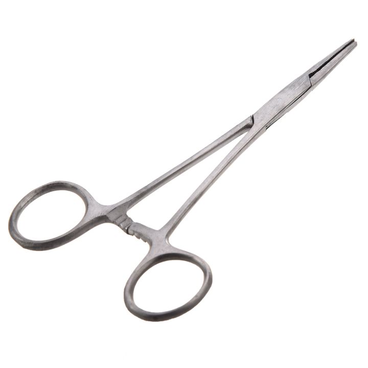 NAMUNY%202X%20New%205%20inch%20Fishing%20Stainless%20Steel%20Straight%20Hemostat%20Forceps%20Locking%20Clamps%20-%20Image%205