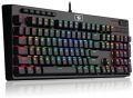 Redragon K579 Mechanical Gaming Keyboard Wired RGB LED Backlit 104 Keys Mechanical Gamers Keyboard with Macro Keys for Computer PC Laptop. 