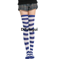 Difutagui 2021 New Socks Long Tube Ladies Japanese Blue and White Striped 2025 Over-knee Socks Thigh Socks Thigh High Stockings Knee High. 