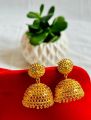 Gold Plated Pinjara/ Pinjada Earring Small Jhumka For Girls And Women. 