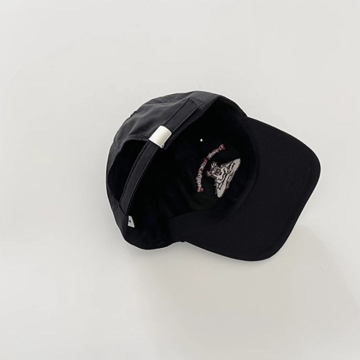 Fashionable%20Washed%20Printed%20Letter%20Used%20Hat%20Retro%20Baseball%20Cap%20Duckbill%20Cap%20YINGYING%20-%20Image%203