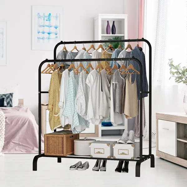 Clothes%20Hanger%20Stand%20Hanger,%20Double%20Big%20Stand%20Hanger%20Clothes%20Hanger,%20Double%20Rod%20Drying%20Rack%20-%20Image%203