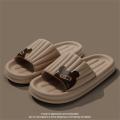 Thick Sole Beach Slides Comfortable Ultra Light Cartoon Design Bathroom Sandals Anti Slip Soft Couples Slipper for Beachwear. 