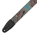 Levy's Leathers MP2DU-001 Polyester Guitar Strap - Bird and Snake Pattern. 