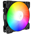 Sojhoop 12cm Chassis Cooling Fan 4P Interface Chassis Fan Computer Chassis Cooling Colorful Lights Mute Multi-Function Fan,1 Set. 