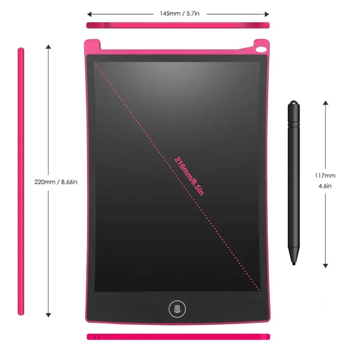 8.5-Inch%20Lcd%20Writing%20Tablet-%20Can%20Be%20Used%20As%20Office%20Whiteboard/Bulletin%20Board/Kitchen%20Memo/Daily%20Planner%20Gifts%20For%20Kids%20(Black)%20-%20Image%202