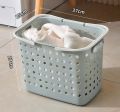 Household Portable Dirty Plastic Clothes Hamper with Handle Large Capacity Assorted Laundry Basket, Bedroom Clothes Toys Vented Storage Basket. 