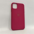 Apple iPhone 11 Pro Max (Tripple Camera -Large Size-6.5" Screen) Liquid Silicone Soft Cover Case With Microfiber Inside. 