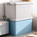 Thickened plastic storage box for clothes, king size storage box, sorting box, large capacity car household box with lid. 