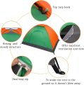 Camouflage Camping Dome Tent - Waterproof, Easy Assembly, Durable Fabric, Full Coverage Rain Protection - Ideal for 3-4 Persons. 