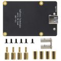 For Raspberry Pi 4 MSATA SSD Adapter X857,for Raspberry Pi 4 Model B X857 V2.0 MSATA SSD Expansion Board USB3.0 Module. 