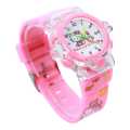 Pink Color Hello Kitty Kids Watch For Girls. 