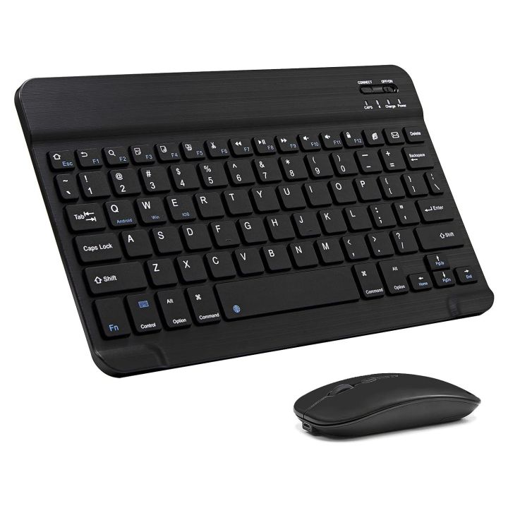 Ultra Slim Rechargeable Wireless Bluetooth Keyboard And Mouse Combo