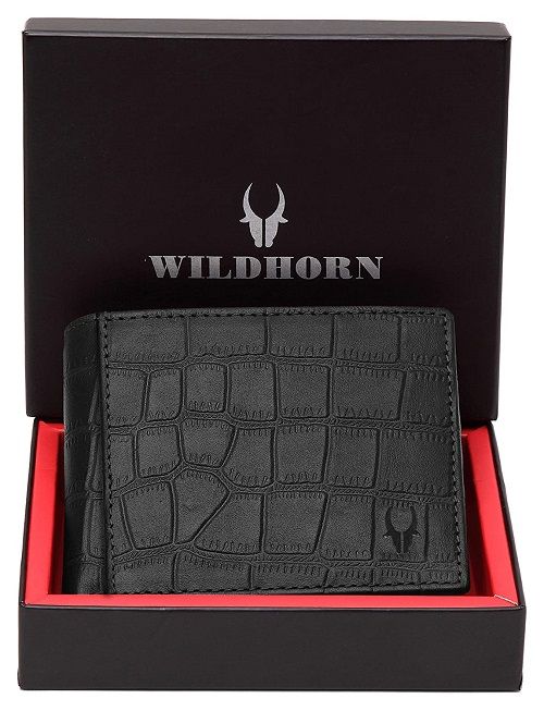 WildHorn%20Nepal%20RFID%20protected%20100%25%20Genuine%20Leather%20Wallet%20(Black%20Croco)%20-%20Image%206