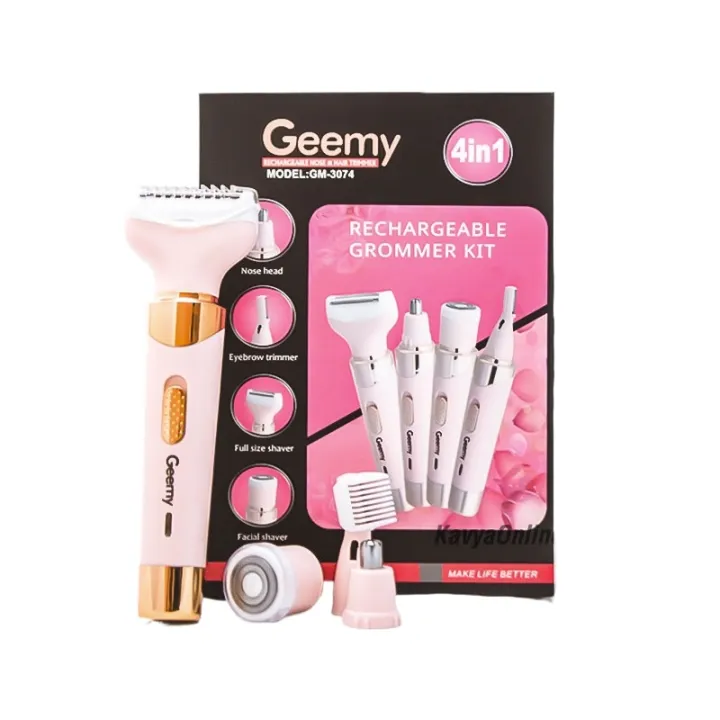 Geemy%20GM-3074%204In1%20Electric%20Razor%20For%20Women%20Painless%20Hair%20Removal%20Epilator%20Face%20Body%20And%20Bikini%20Line%20Shaver%20For%20Women%20-%20Image%202