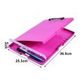 Modeow Strong Lock File Organizer 3-in-1 Clipboard Pencil Case File Storage Box with Lock Organize Files Easily File Folder Organizer. 