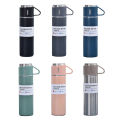 Stainless Steel Vacuum Flask With 3 Cup | Modern Water Bottle Thermos With Extra 2 Lids l. 