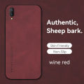 Lenuo For vivo V11 / V11 Pro Case Luxury Sheepskin Leather Shockproof Matte Back Cover. 