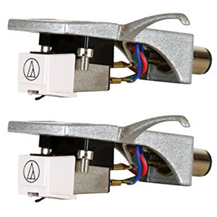 2X Vinyl Record Player Headshell Cartridges Mount with Elliptical ...