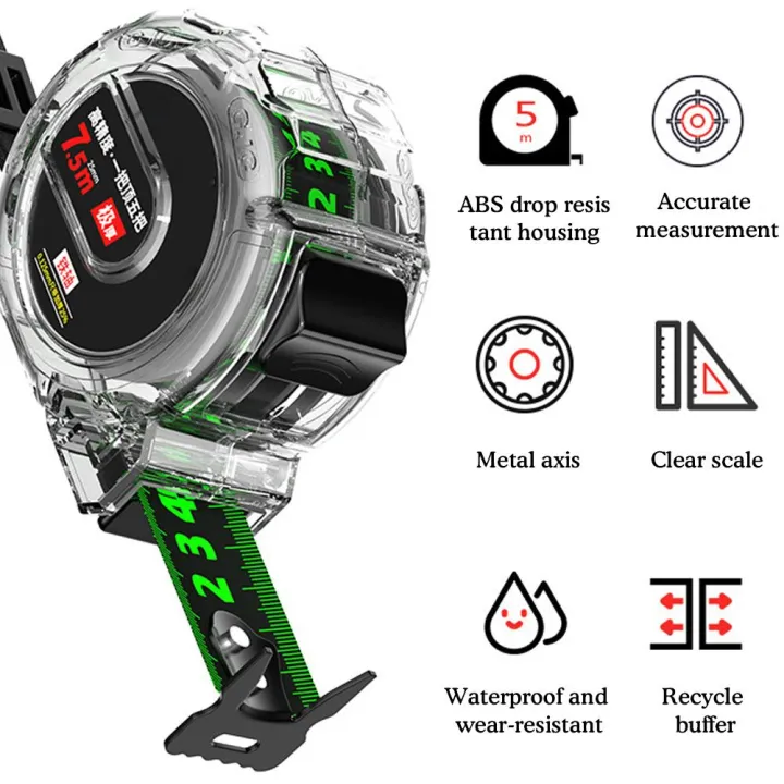 Fifty%20percent%20discount%20Meter%20ruler%20transparent%20thickened/7.55/10M%20tape%20measure,%20woodworking%20ruler,%20high%20carbon%20steel%20ranging%20tape%20measure%20-%20Image%204