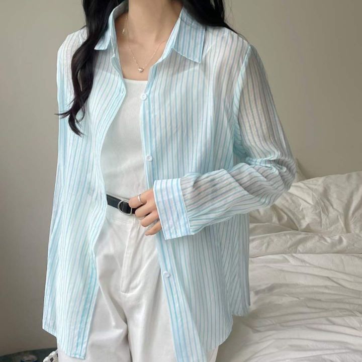 Women's Lining Shirts Long Sleeve Solid Color Lapel Button Placket Slim Fit Classic Style for Spring Autumn And Winter