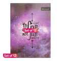 Universal Quote Design Notebook Set Of 12. 