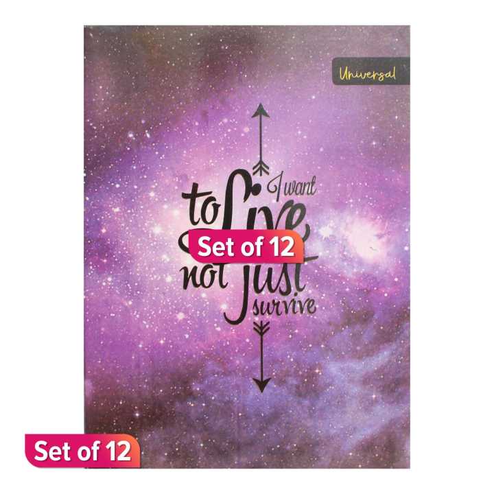 Universal Quote Design Notebook Set Of 12