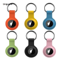 Linguolin Silicone Airtags Case Keychain For Apple Airtag Protective Cover Bumper Shell Tracker Accessories Anti-scratch Air Tag Key Ring. 
