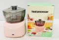 MGE-333 Rechargeable Mini Food Processor with 3 Stainless Steel and Whipper. 