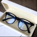 Blue Ray Cut Club Master  Design Black Frame Glass For Women And Men. 