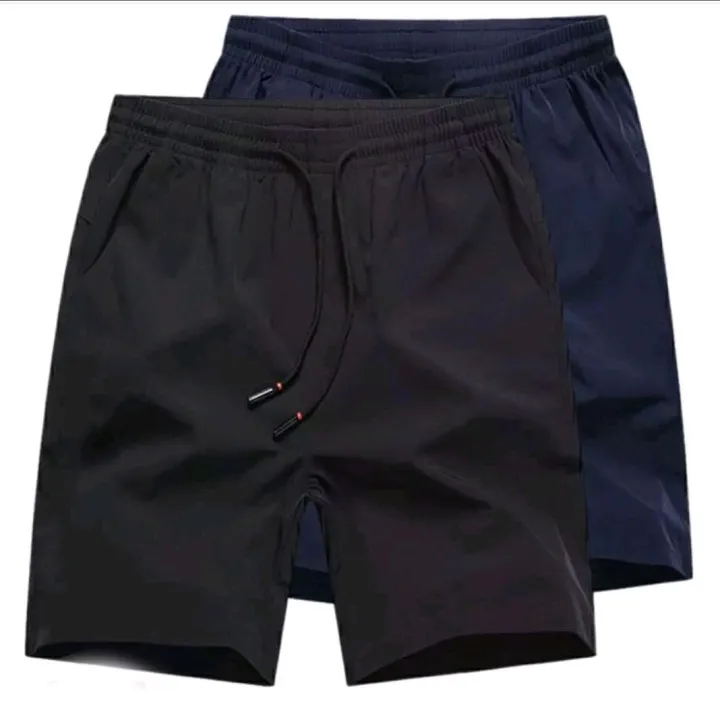 (%20Set%20Of%202%20Pcs)Men's%20Summer%20Stretchable%20Comfortable%20Wrinkle%20Half%20Pant%20-%20Fashion%20%7C%20Men's%20Wear%20%7C%20Half%20Pants%20%7C%20-%20Image%204