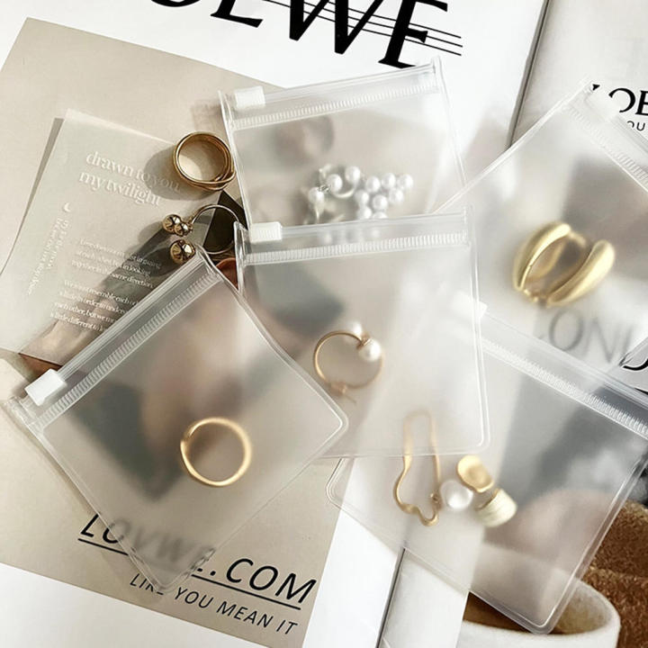50pcs/pack%20Zipper%20jewelry%20bags%20Secure%20Anti-oxidation%20Frosted%20finish%20%20jewelry%20bag%20Plastic%20sealed%20Sealed%20pouches%20Transparent%20ornaments%20pouches%20for%20Travel%20accessories%20Cosmetic%20storage%20Craft%20supplies%20-%20Image%202